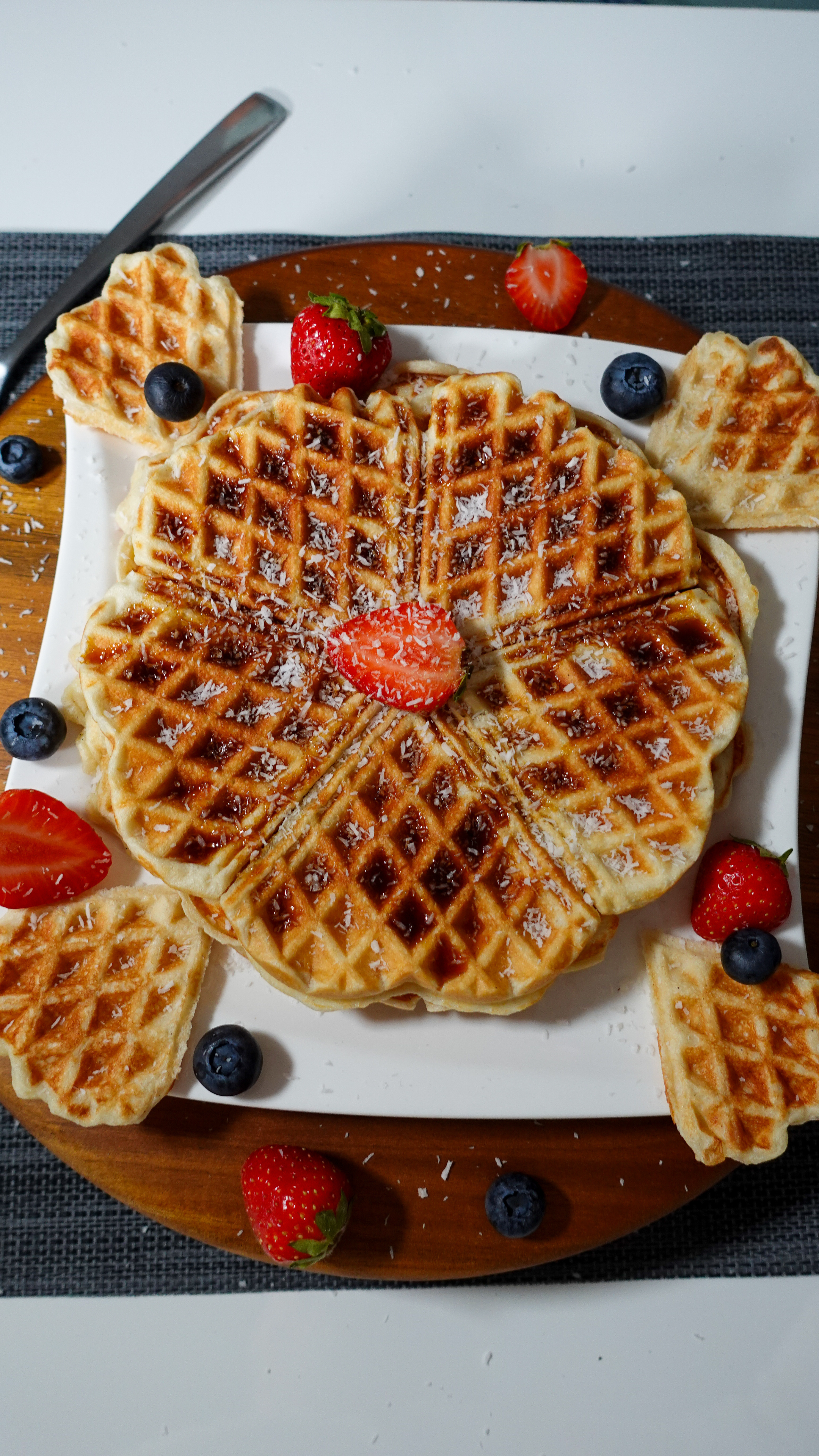 High Protein Waffeln
